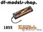 Preview: DF1855 7,2 Volt 6 Zellen 3000 mAh NiMh Akkupack Stickpack Dean Stecksystem