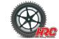 Preview: HRC61105S Reifen - 1/10 Buggy - montiert - Schwarz Felgen - 4WD Vorne & Hinten - 2.2'' - Stub Pattern (4 Stck)