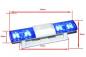 Preview: HRC8731B Lichtset - 1/10 TC/Drift - LED - JR Stecker - Polizei Dachleuchten V1 - 6 Blinkenmodus (Blau / Blau)