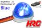 Preview: HRC8736B Lichtset - 1/10 TC/Drift - LED - JR Stecker - Einzeln Dach Blinklicht V1 - Blau