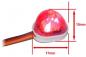 Preview: HRC8736R Lichtset - 1/10 TC/Drift - LED - JR Stecker - Einzeln Dach Blinklicht V1 - Rot