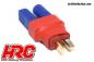 Preview: HRC9133C Adapter - Kompakte Version - EC5 Stecker zu Ultra T (Dean's Kompatible) Battery Stecker