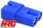 Preview: HRC9140F Adapter - Kompakte Version - Tamiya Stecker zu EC3 Akku Stecker