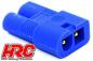 Preview: HRC9140F Adapter - Kompakte Version - Tamiya Stecker zu EC3 Akku Stecker