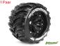 Preview: LOUT3220B Louise Reifen MT-CYCLONE 1/8 Monster Truck  Medium Schwarz 3,8 Zoll Felgen