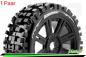 Preview: LOUT324SB Louise Reifen B-ULLDOZE 1/8 Buggy  Soft Black Speichenfelgen