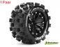 Preview: LOUT3274SBH Louise Reifen MT-MCROSS 1/10 Monster Truck  Soft Black 2,8 Zoll Felgen