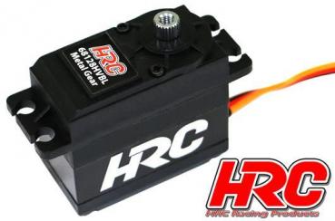 HRC68128HVBL Servo - Digital - High Voltage - 40x38x20mm / 53g - 28kg/cm - Brushless - Metallzahnräder - Wasserdicht - Doppelt Kugelgelagert