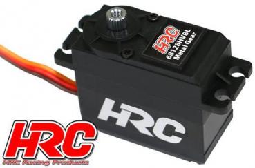 HRC68128HVBL Servo - Digital - High Voltage - 40x38x20mm / 53g - 28kg/cm - Brushless - Metallzahnräder - Wasserdicht - Doppelt Kugelgelagert