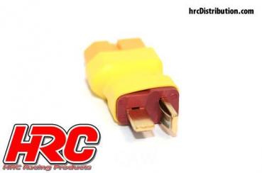 HRC9131C Adapter - Kompakte Version - XT60 Stecker zu Ultra T (Dean's Kompatible) Battery Stecker