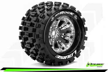 LOUT3277CH Louise Reifen MT-ROCK 1/8 Monster Truck  Medium Chrom 3.8 Zoll Felgen