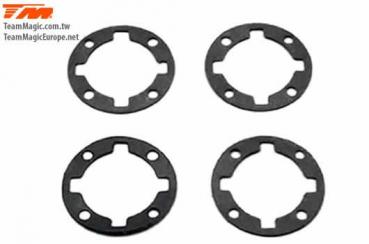 Ersatzteil - Team Magic G4RS/G4JS/JR/D - Dichtungen zu Differential Gehäuse (4 Stk.)