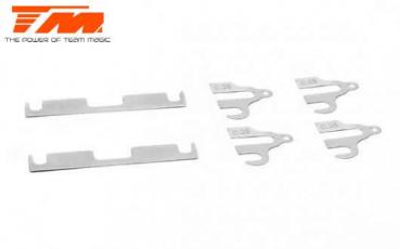 Tuningteil - E4RS4 - Querlenckerhalter Distanzscheibe Satz 0.25mm V2 (2 Stk. FF/RR und 4 Stk. FR/RF)