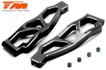 Ersatzteil - Team Magic E5 - CNC Machined Aluminum Upper Arm - Black (2 pcs)