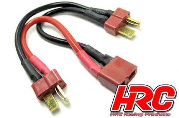 HRC9174A Adapter - für 2 Akkus in Serie - 14AWG Kabel - Ultra T (Dean's Kompatible) Stecker