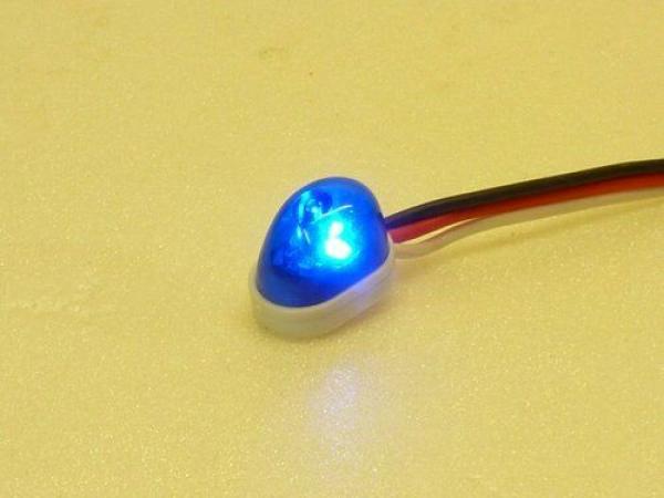 HRC8736B Lichtset - 1/10 TC/Drift - LED - JR Stecker - Einzeln Dach Blinklicht V1 - Blau