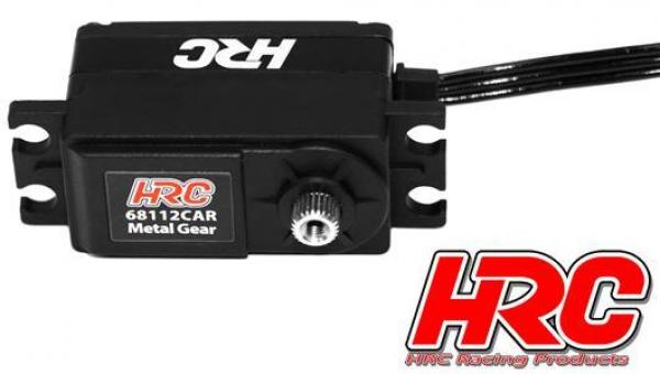 HRC68112CAR Servo - Digital - High Voltage - Low Profile CAR SPECIAL - 40.5x26x20 - 12kg/cm - Brushless - Metallzahnräder - Wasserdicht - Doppelt Kugelgelagert