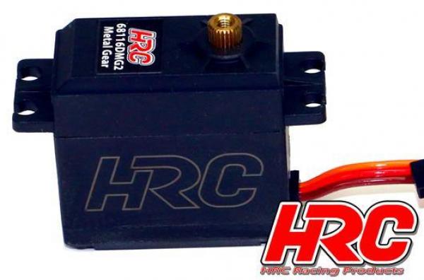 HRC68116DMG2 Servo - Digital - 40x38.3x20mm / 52g - 16kg/cm - Metallzahnräder - Wasserdicht - Doppelt Kugelgelagert