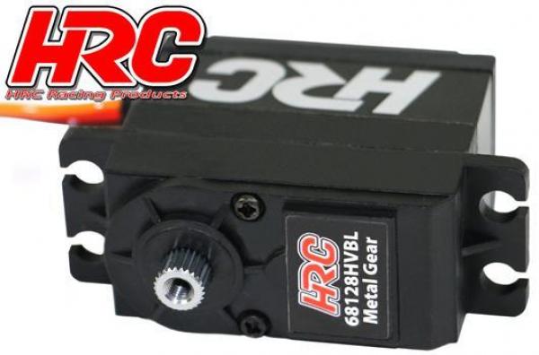 HRC68128HVBL Servo - Digital - High Voltage - 40x38x20mm / 53g - 28kg/cm - Brushless - Metallzahnräder - Wasserdicht - Doppelt Kugelgelagert