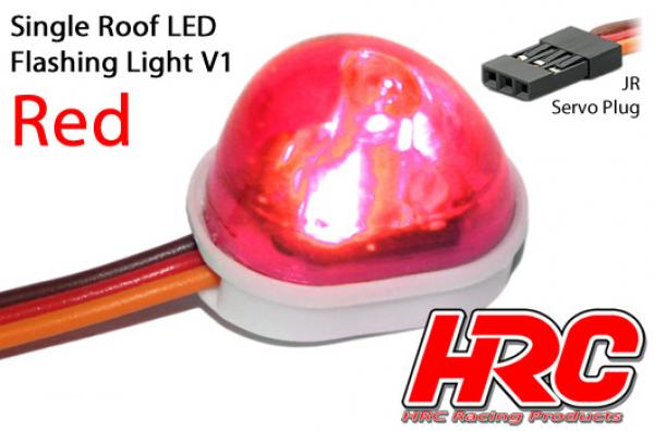 HRC Racing Lichtset 1/10 TC- LED JR Stecker Einzeln Dach