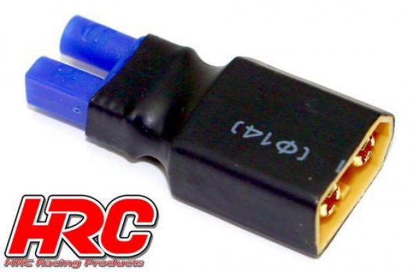 HRC9134K Adapter - Kompakte Version - EC2 Stecker zu XT60 Akku Stecker