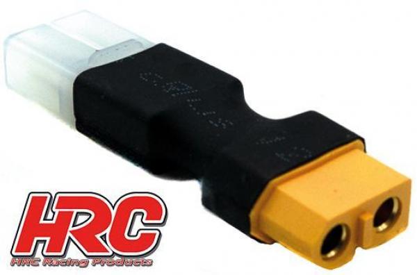 HRC9138F Adapter - Kompakte Version - XT60 Stecker zu Tamiya Akku Stecker