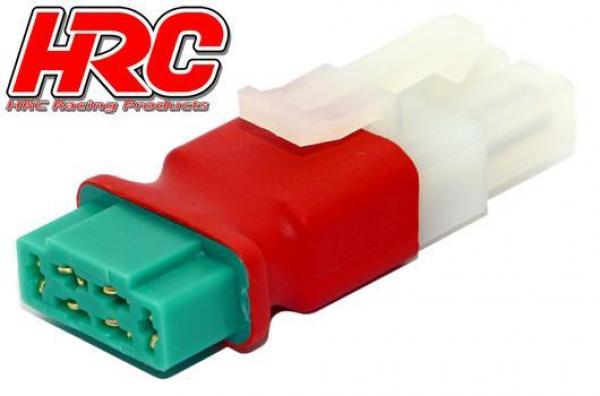 HRC9142D Adapter - Kompakte Version - MPX Stecker zu Tamiya Akku Stecker