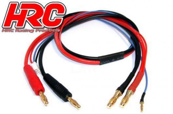 HRC9159 Ladekabel TSW Pro Racing 4mm Gold Stecker zu 5mm &