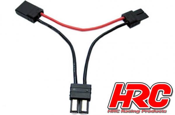 HRC9175A Adapter - für 2 Akkus in Serie - 14AWG Kabel - TRX Stecker