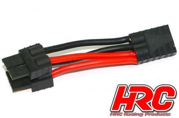 HRC9185A Adapter - für 2 Akkus in Parallele - 14AWG Kabel - TRX Stecker