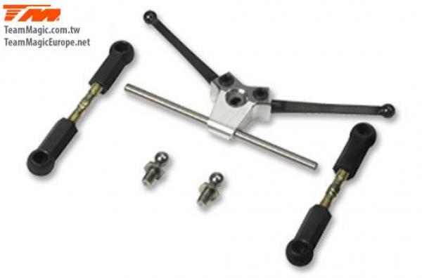 KF14130 Ersatzteil Team Magic G4 Alum. Rear AntiRoll Bar Mounts