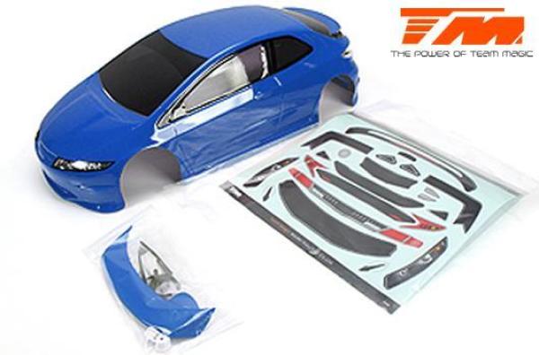 TM503367BA Karosserie - 1/10 Touring / Drift - 190mm - Fertig lackiert - keine Löcher - TPR Blau