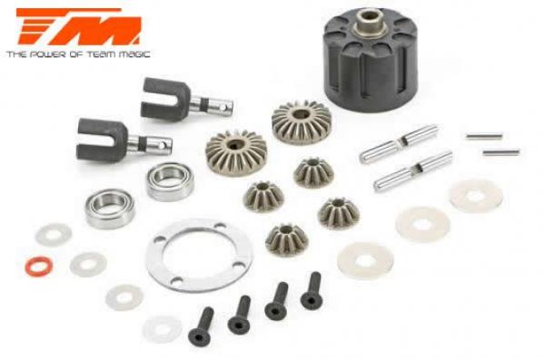 TM510101 Ersatzteil - Team Magic E5 - Complete Differential Kit (F/R)