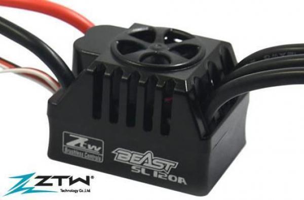 ZTW4112021 Elektronisch Fahrtregler - Brushless - 1/10 - 2~4S - Beast SL SCT - 120A / 760A - XT90