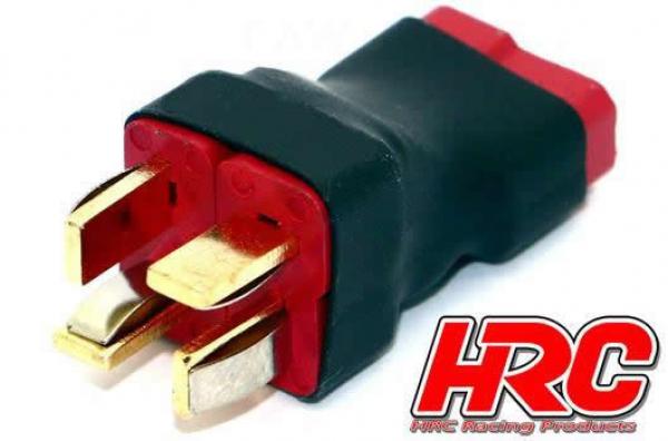 HRC9174C Adapter - für 2 Akkus in Serie - Kompakte Version - Ultra T (Dean's Kompatible) Stecker