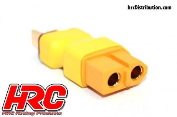 HRC9131C Adapter - Kompakte Version - XT60 Stecker zu Ultra T (Dean's Kompatible) Battery Stecker