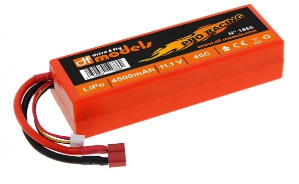 DF1866 Lipo 3S 11,1 Volt - 4500mAh - 45C - eckig