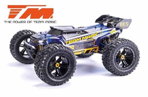 TM505010 Auto - Monster Truck Elektrisch - 4WD - RTR - Brushless 2200KV - 4S/6S - Wasserdicht - Team Magic E6 III BES + Gold / TM505010